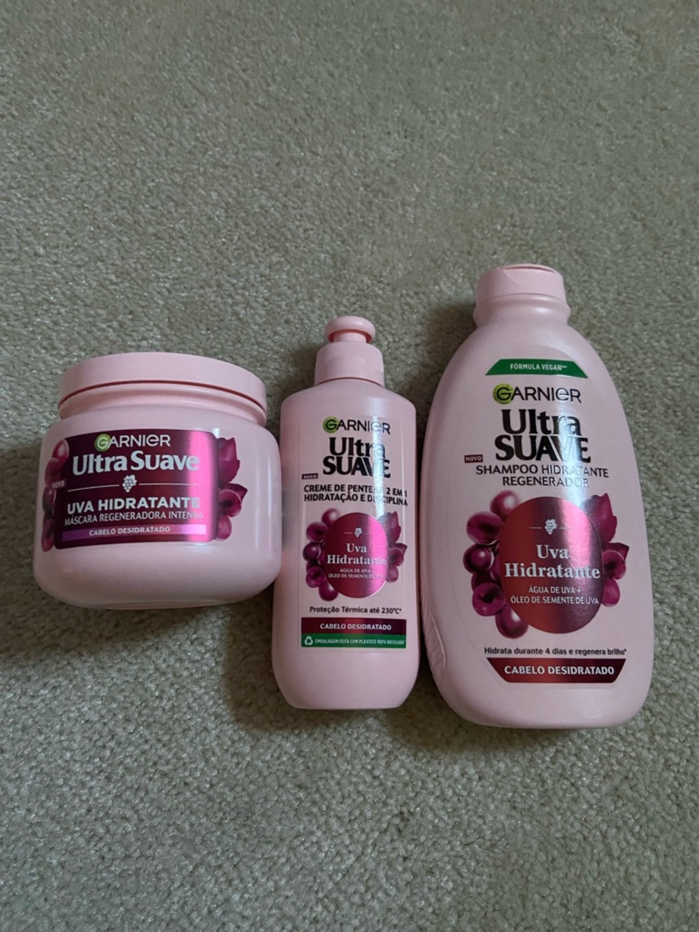 Garnier Ultra Suave Hydrating Grape Hair Care Trio